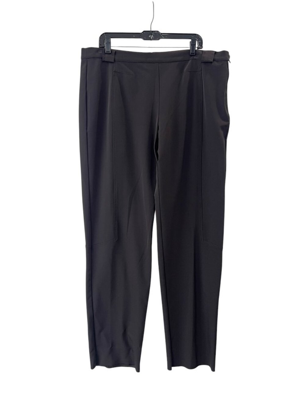 $285 NWT Marina Rinaldi Brown Pantalone Trouser Plus Pants size 27/18